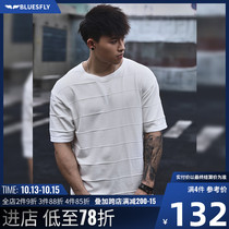 BLUESFLY sports T-shirt mens new trend horizontal bar fitness training outdoor running casual fashion top