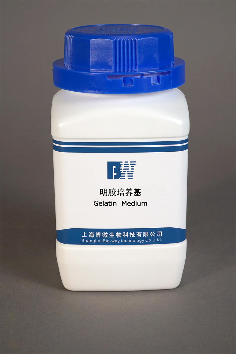 明胶培养基250g 上海博微生物 用于明胶液化试验 实验用品
