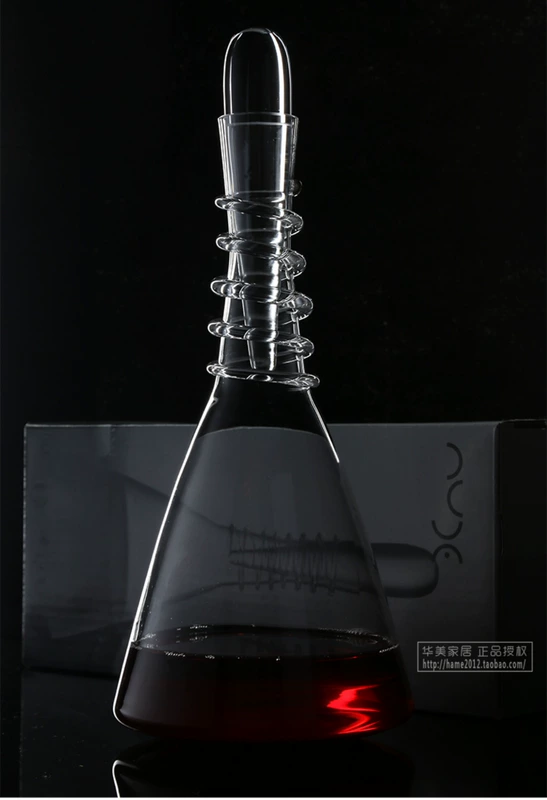 Thổ Nhĩ Kỳ nhập khẩu Khỏa thân thủ công pha lê không chì decanter rượu vang đỏ tách rượu vang chai rượu vang đặt nho - Rượu vang