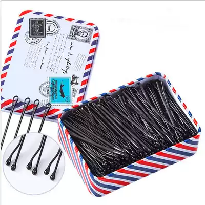 Promotional fresh out black new small steel clip metal clip clip photo studio fixed wig hairpin