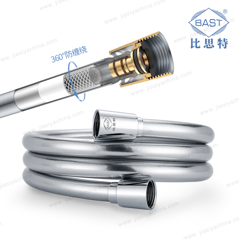 Explosion-proof anti-winding PVC shower hose universal 4-point bidet tube water heater shower head bath water hose