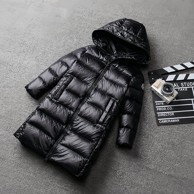 Off-season special sale, new Korean style children's down jacket, mid-length, knee-length, thickened, boys and girls, middle-aged and small children