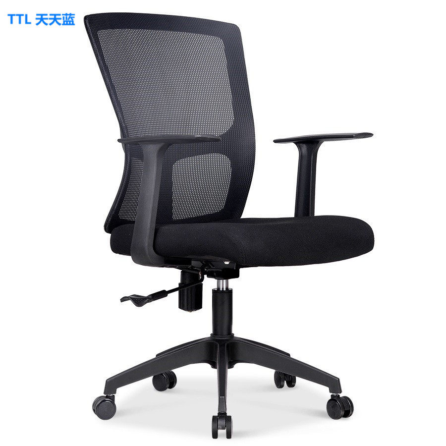 Hangzhou rotating mesh computer chair breathable staff office back seat comfortable home swivel chair front desk reception chair