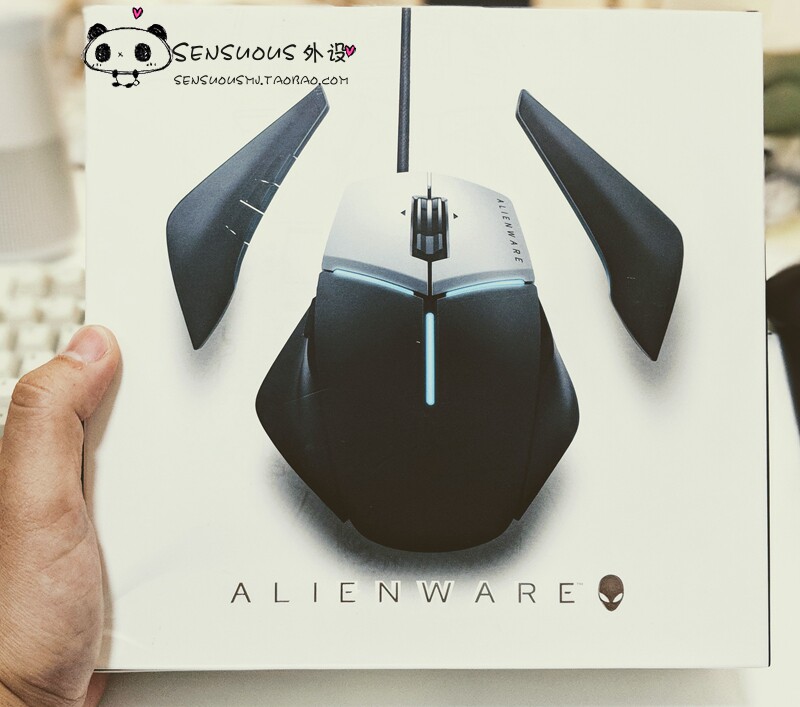 Alien alienware AW958 gaming mouse AlienFX 3360 eat chicken fps