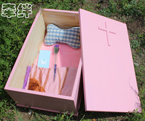 Tie pink cat cat dog dead little coffin cat coffin dog coffin pet comfort zone burial urn