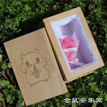 Solid Wood pet coffin small pet hamster coffin parrot coffin burial small animal comfort nest coffin small coffin