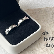 Memorial Day Department Store LUCA Chinese Valentines Day Series Cat and Dog Diary Kitten and Puppy Image Couple Ring 15884661