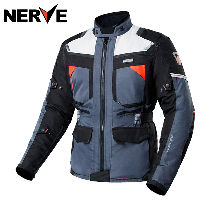 New nave cycling jacket locomotive suit men's rally vest motorcycle racing uniform anti-fall winter warm