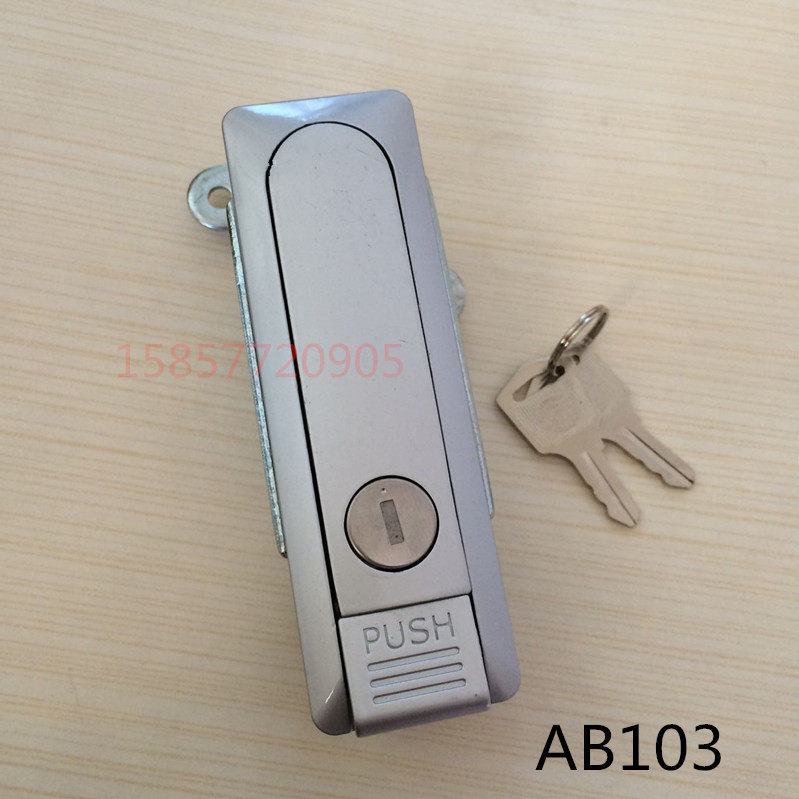 Manufacturer Direct sales distribution cabinet lock AB103 Flat lock distribution cabinet door lock distribution box lock mechanical door lock
