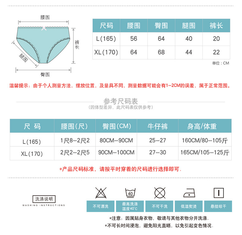 5 phụ nữ đồ lót cotton hoạt hình thoải mái sinh viên dễ thương bông đồ lót phụ nữ tam giác hộp quà tặng đồ lót quần lọt khe