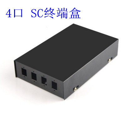 4-mouth SC optical fiber terminal box optical cable terminal box SC junction box optical fiber junction box optical fiber fusion box 4 mouth mini