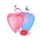 Korean jumony Siliman Children's outdoor silicone kettle water bag foldable portable 300ml piggy kettle