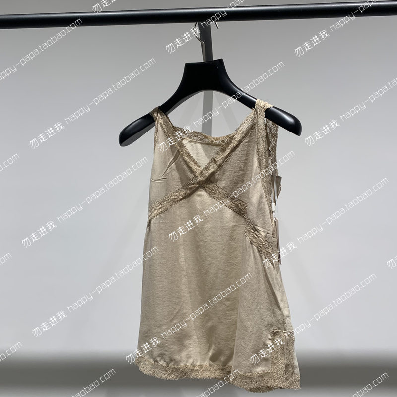 Sm Clearance 1Mh3010200 Oushili 2026 Autumn Authentic Lace Trim Camisole Shirt Sm Clearance 1Mh3010200 Oushili 2026 Autumn Authentic Lace Trim Camisole Shirt