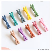 University Students Card Issuer South Korea Brief Accessories Liu Hai Top Clip CLIP CANDY COLOR SMALL CLIP HAIR ACCESSORIES HAIRCUT BATCH