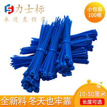 Blue Ribbon Nylon Beamline With Zal Wire With Bundled Buckle Powerful Self-Locked Colored Nylon Tie-Plastic