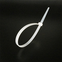 Yonda tie nylon 8 * 400mm5 2 strapping with plastic self-locking strap white ribbon buckle black