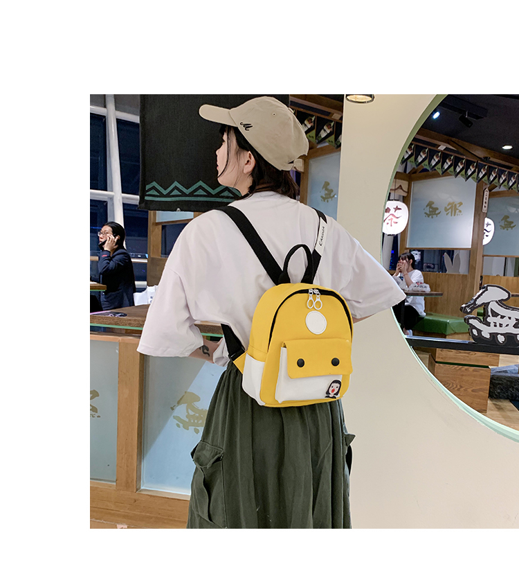 Túi nhỏ mới cô gái hoang dã vải mini đeo vai nữ nhỏ ba lô 2019 phiên bản mới của Hàn Quốc túi nhỏ màu - Ba lô balo nam cao cấp