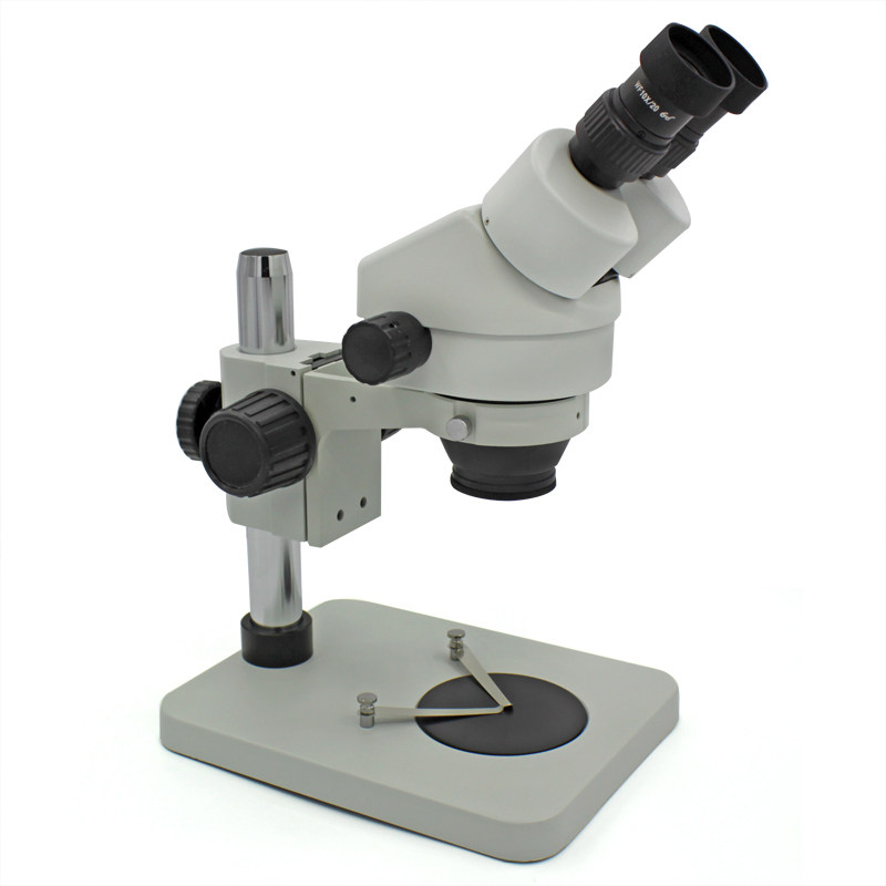 Binocular Optical Microscope 7-45 Times Continuous Variefold Cellular Circuit Board Repair Welding Jewelry Diamond Appraisal