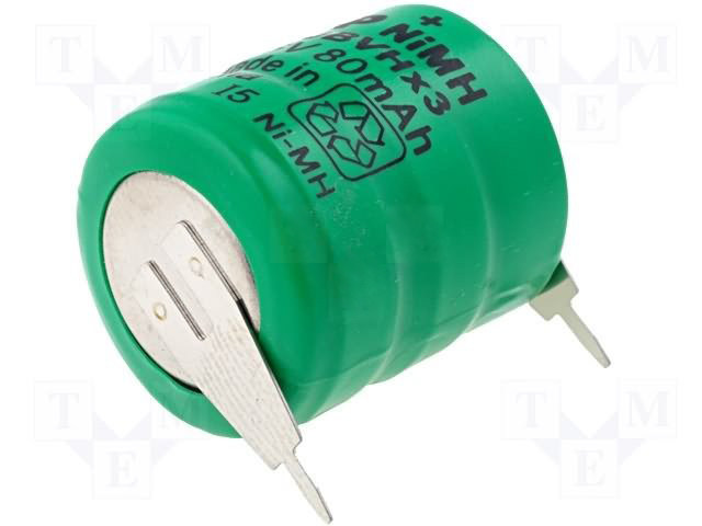 Imported GP Super 80BVHx3 3.6V80mAh NIMH Ni-MH rechargeable battery with plug