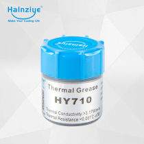 Huaneng Zhi Research HY710-CN10 Silver Color thermal conductive paste CPU thermally conductive silicone Grease Graphics Card Heat Dissipation Paste Silicone Cream 3 17W