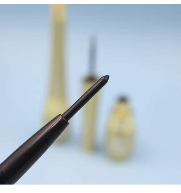 Phấn kẻ mắt đôi cổ điển Heng Phường + bút chì kẻ mắt kẻ mày kết hợp Đầu cứng với bóng thép dày đen không nở kết hợp bút kẻ mắt cho người mới bắt đầu