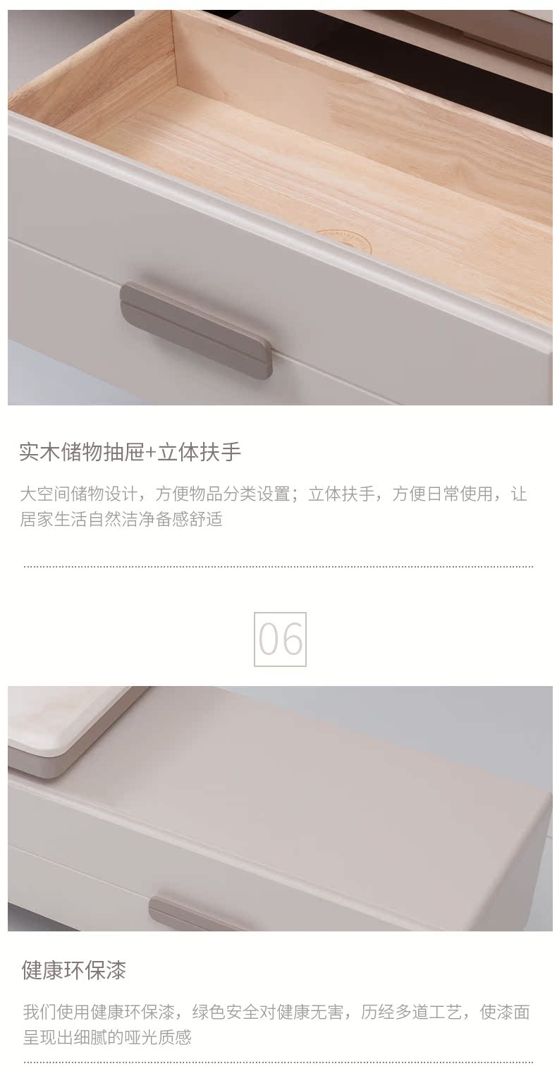 Màu sắc tươi sáng đá cẩm thạch kính cường lực bàn cà phê tủ kết hợp hiện đại tối giản căn hộ nhỏ nội thất tủ lưu trữ kính thiên văn - Bộ đồ nội thất bộ bàn ghế gỗ phòng khách