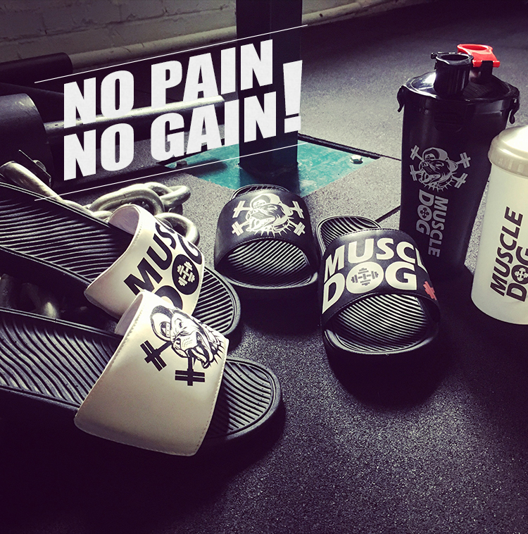 MuscleDog Cơ Bắp Dog MD Bắt Nạt Dog Head Thể Thao Kéo Non-slip Nam Không Thấm Nước của Dép Bãi Biển Giày Thủy Triều Thương Hiệu dép chính hãng