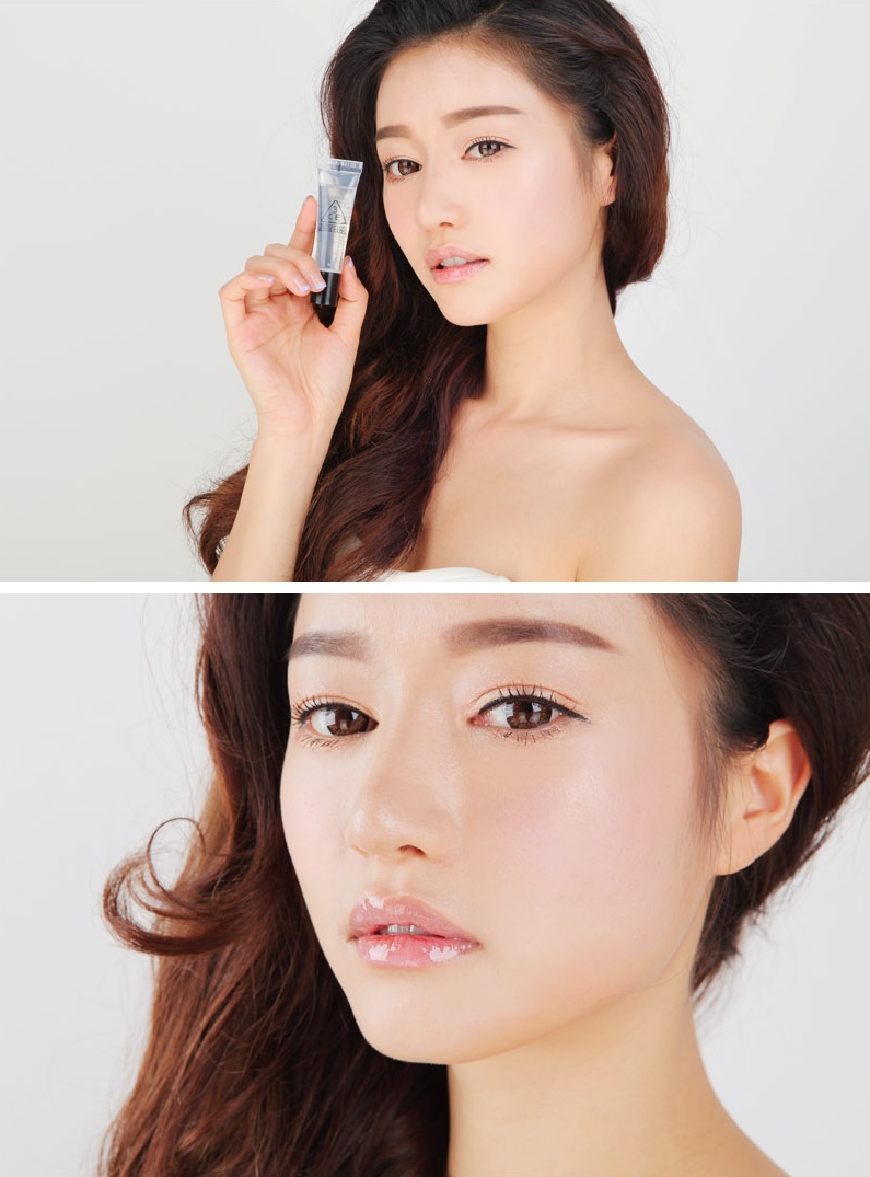 Hàn Quốc stylenanda 3ce son dầu mới dưỡng ẩm giữ ẩm trong suốt son bóng son bóng không màu nude 	son bóng trong	