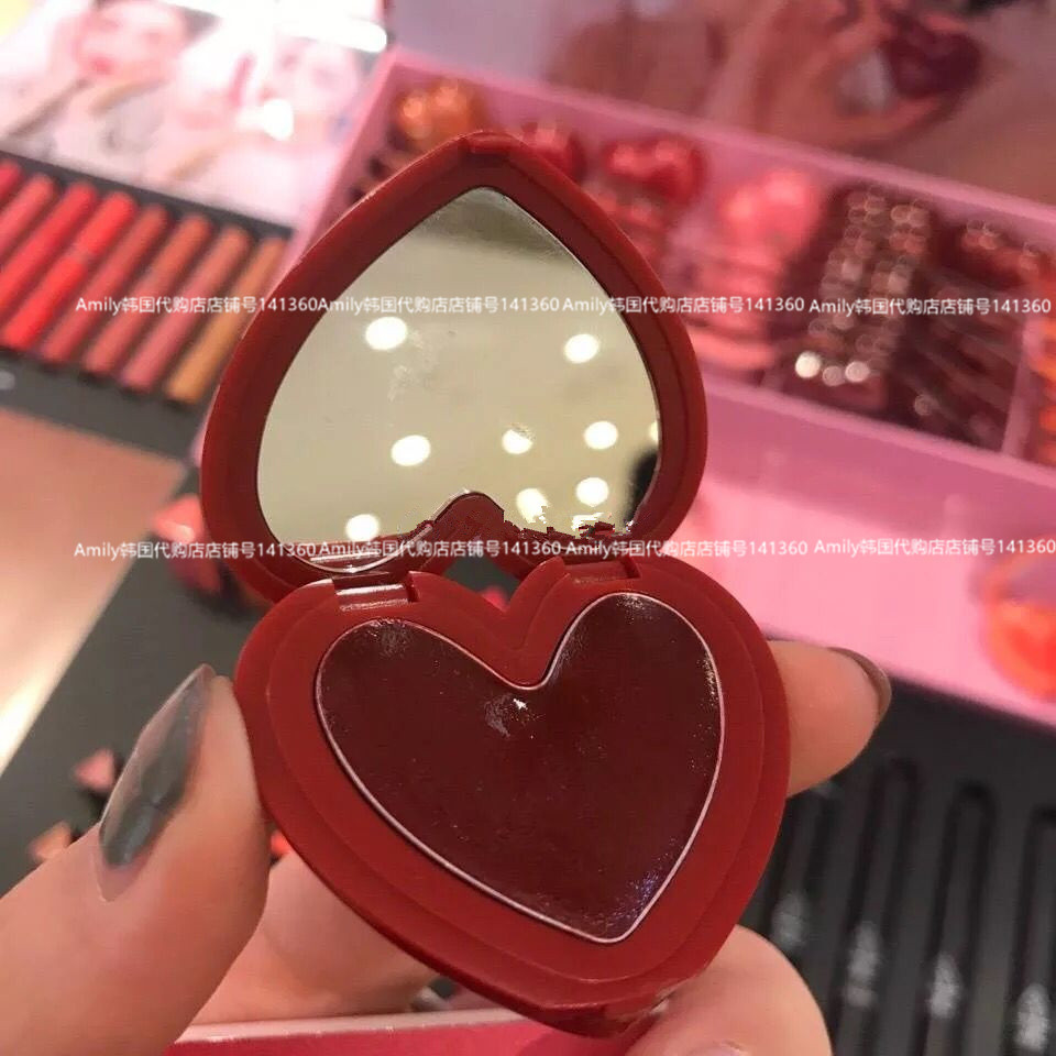 Món quà dành cho học sinh tuổi teen Hàn Quốc 3CE Love Son môi hình trái tim Lip Balm dưỡng ẩm giữ ẩm - Son môi son môi