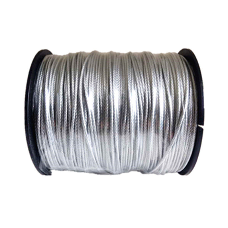 Galvanized steel wire rope 1 5mm light surface rope core fine steel rope hanging rope drying rope galvanized steel wire rope