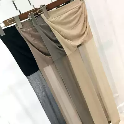 2021 summer new U-shaped extra-grade 8D core silk pregnant women's pantyhose maternity pants stockings