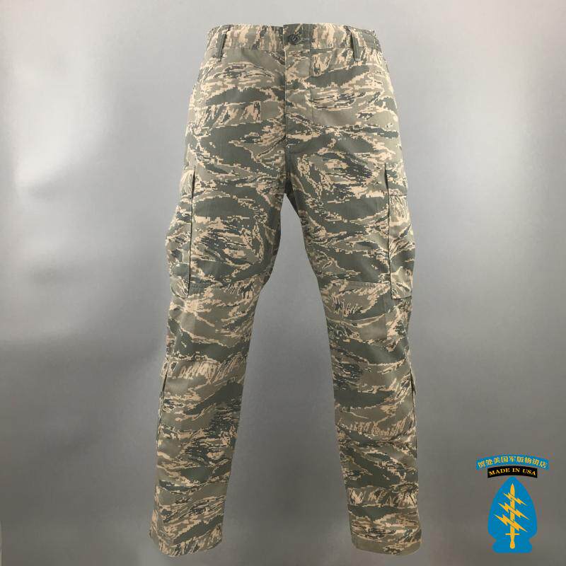 ABU Tiger-stripped Camouflage Liquette Battle Pants American Outdoor Mountaineering Tactical Pants Fighting Groups