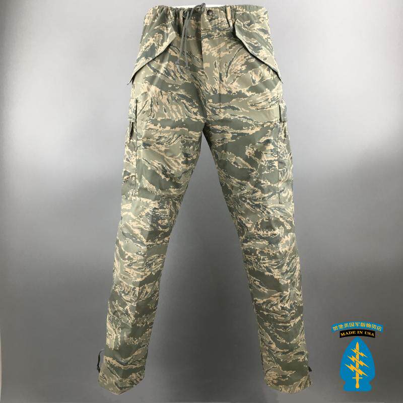 Public hair Army version ABU tiger veins camouflak GTX hard shell flush pant pants APECS US outdoor tactics Anti-cold water windpants