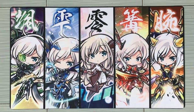 (Wing Tour Card) Games Wang Qasmat Five flashes Dao Ji Q version of the same person 600x350x1 5 DIY 