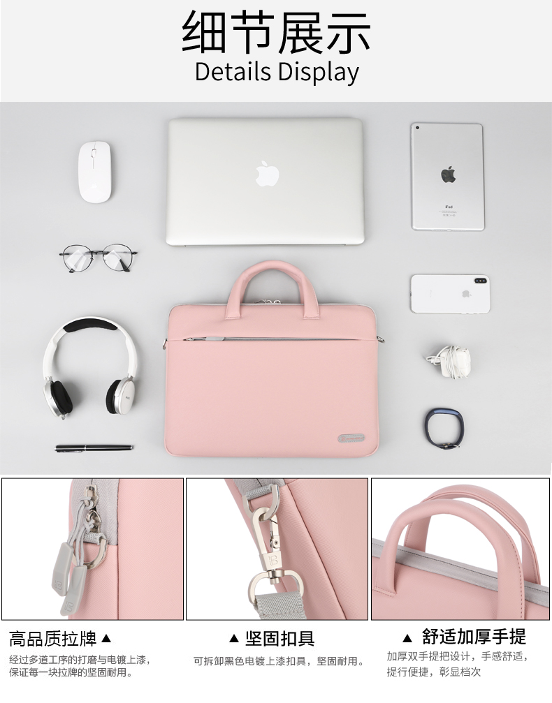 Túi đựng laptop nữ 14 máy tính xách tay 15,6 inch Apple macbook lót túi nam Mac Dell 15 HP ASUS kê kê không khí Lenovo pro13.3 Huawei matebook13 bảo vệ - Phụ kiện máy tính xách tay túi máy tính xách tay