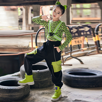 2021 new girl jazz dance to serve jazz children hip-hop navel performance with hiphop tide and autumn winter