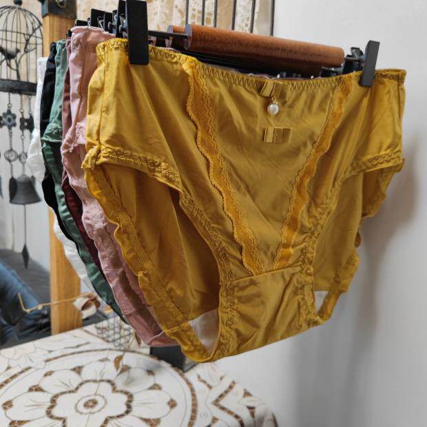 Foreign trade Large size 150-220 catty High waist day family rice cake fabric soft and comfortable triangle underwear 2 feet 5-4 feet