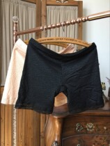 New large elastic BAO WEN dark tattoo anti-wear leg lace lace side female four-corner big code safety pants waist 2 feet 4-3 ruler 8