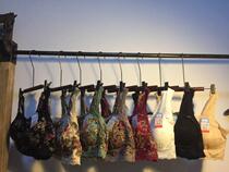 Foreign Trade No Steel Ring Extra-large Code Lace Full Net Blockbuster Florin Pattern Short Bra Vest Chest Circumference 100-130cm