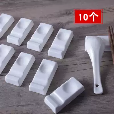 Ceramic chopsticks holder Sino-Japanese style dual-purpose multi-purpose chopsticks chopsticks Chopsticks spoon support hotel dining room creative white style