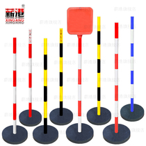 Fugang gas station reflective sign pole seat gas station reflective warning pole seat reflective PVC pole seat reflective PVC column