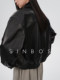 Sinbos Deep-Brimmed Sheepskin Genuine Leather Jacket for Women, Simple Style, Lapel Short Leather Jacket, 2025 Autumn and Winter New Style