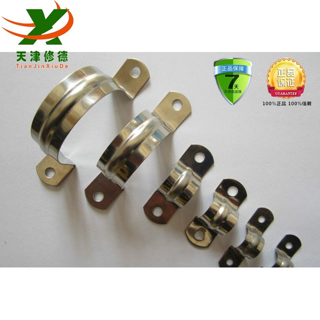 Stainless steel steel pipe riding card throat hoop tube card tube clamp tube bracket tube buckle U-shaped clamp clamp hoop 6-65mm