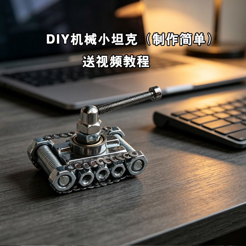 DIY Mechanical Craft Kit for Adults to Pass the Time, Creative Metal Tank Model Gift for Boys on National Day DIY Mechanical Craft Kit for Adults to Pass the Time, Creative Metal Tank Model Gift for Boys on National Day