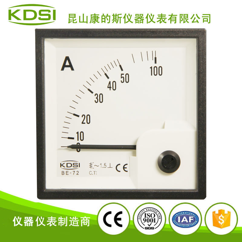 BE - 72 AC50A straight - pass AC current meter is 2 times overload