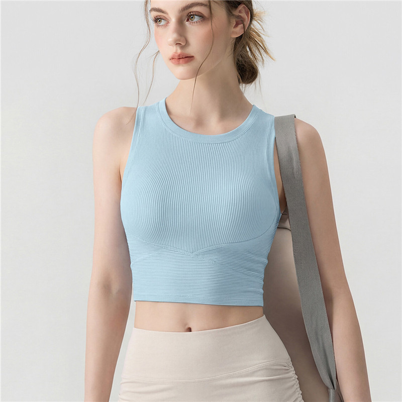 Iuiu Yogo Beautiful Back Shock-Proof Yoga Vest Sports Bra Women's Fitness Bra Running Pilates Top Summer