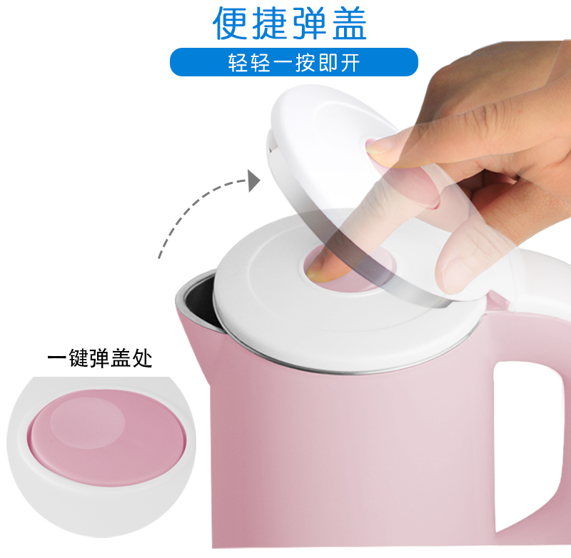 Sinh viên mới ấm đun nước điện hai lớp ký túc xá 350w điện ấm thấp phòng ngủ dành riêng nhỏ siêu sắc thuốc điện