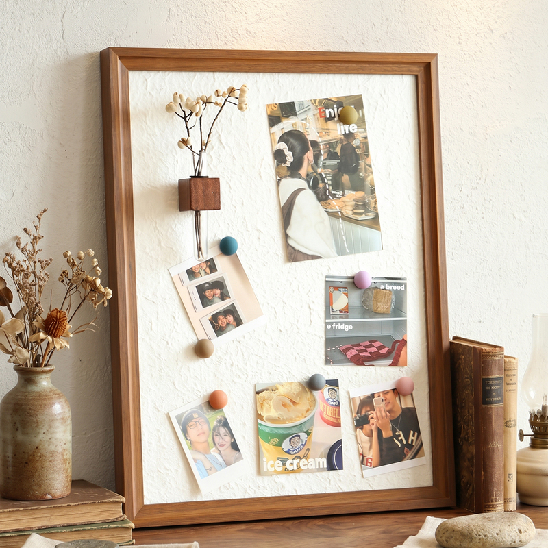 Magnetic Polaroid Photo Frame Empty Frame A4 Picture Frame Wall Hanging 16inch 20inch Dongba Paper Art Solid Wood Display Board