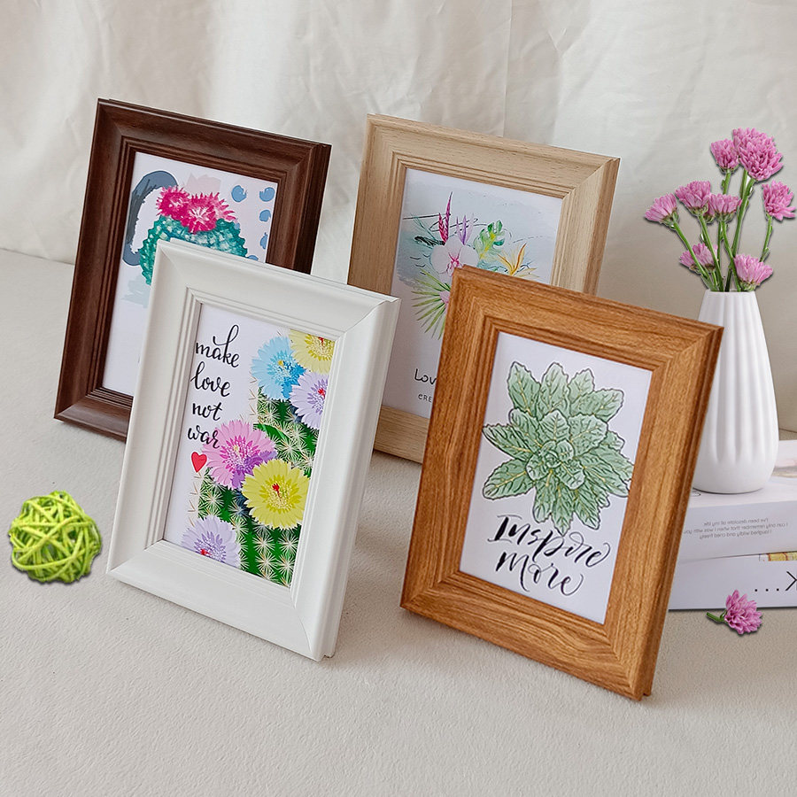 Nordic creative small photo frame swing table 78 inch minimalist phase frame swing piece resin photo frame like frame hanging wall custom picture frame