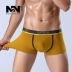 N2N Quần lót nam Boxer Quần short màu đỏ Modal năm nay Quần dài một mảnh có độ co giãn cao Giữa eo
